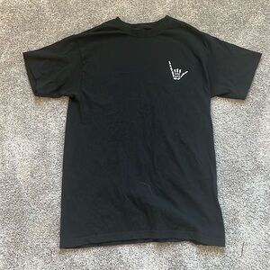 Mens medium black graphic tee/t-shirt